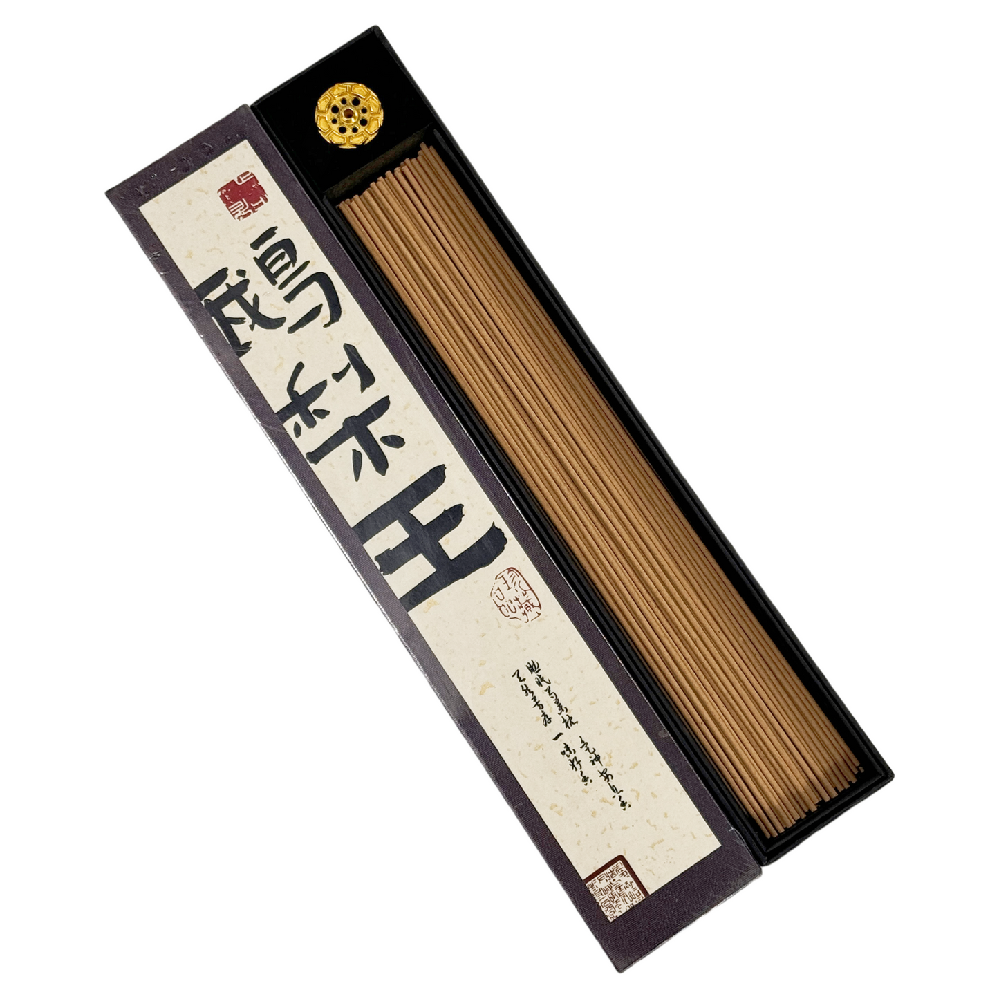 Classic Chinese Blended Incense stick, Includes a metal incense holde(鹅梨帐中香)