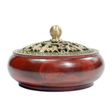 Brass Incense Burner with Holder and Fireproof Cotton