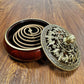Brass Incense Burner with Holder and Fireproof Cotton