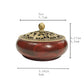 Brass Incense Burner with Holder and Fireproof Cotton
