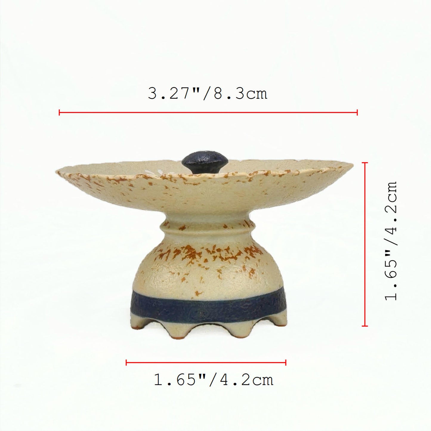 Antique-style Porcelain Incense Burner Holder